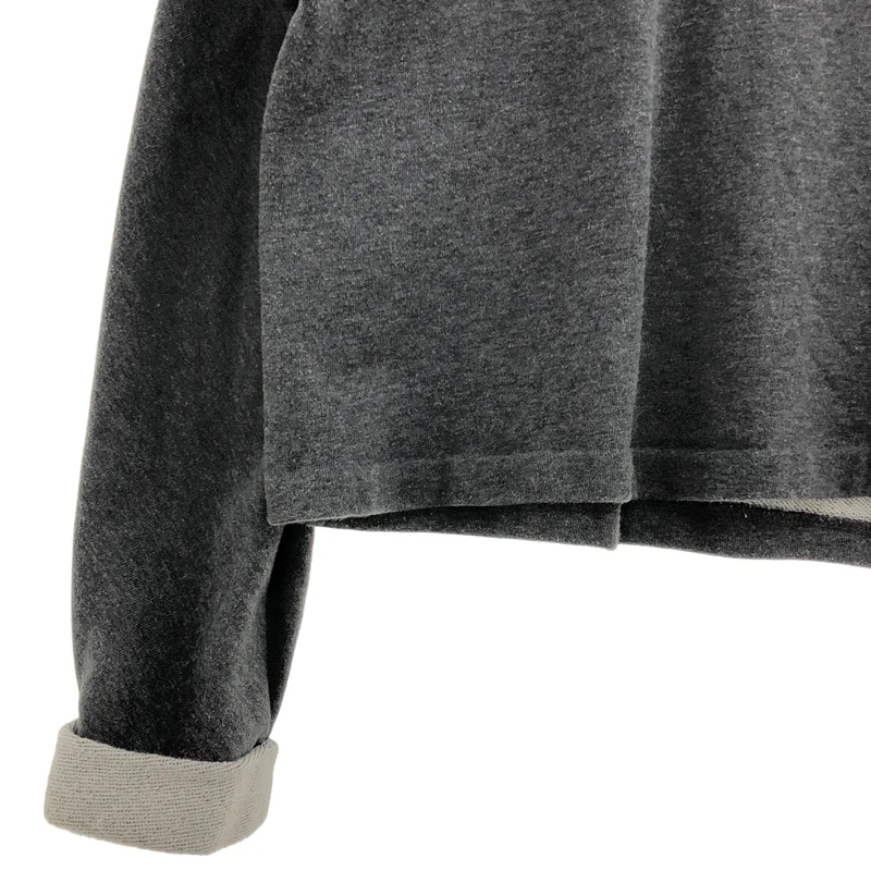 DRIES VAN NOTEN / ドリスヴァンノッテン | ロールアップ クルーネックスウェット | XS | レディース