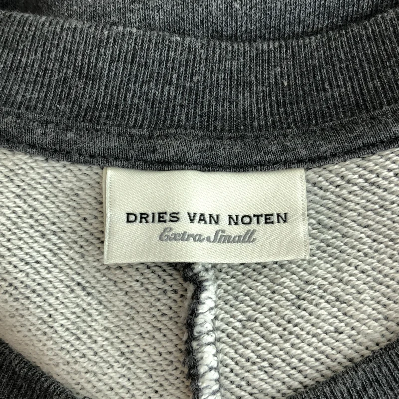 DRIES VAN NOTEN / ドリスヴァンノッテン | ロールアップ クルーネックスウェット | XS | レディース