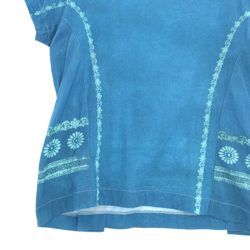 tricot COMME des GARCONS / トリココムデギャルソン | 2015SS | コットン 切替 プリント Tシャツ | S | レディース
