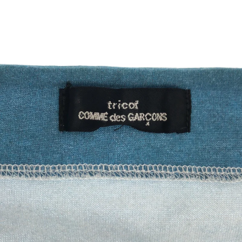 tricot COMME des GARCONS / トリココムデギャルソン | 2015SS | コットン 切替 プリント Tシャツ | S | レディース