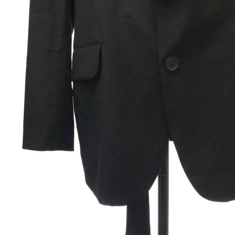 YOHJI YAMAMOTO POUR HOMME / ヨウジヤマモトプールオム | 2025SS | ウールギャバ インナーベルト ロングジャケット | 3 | メンズ