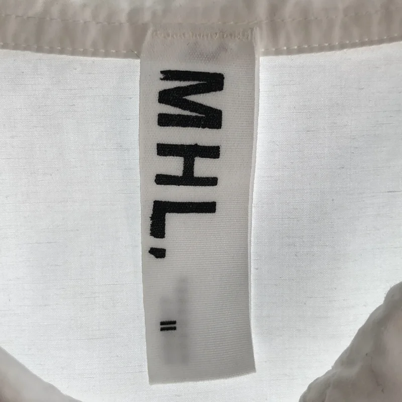 MHL. / エムエイチエルマーガレットハウエル | コットン リネン オープンカラーシャツ | 2 | レディース