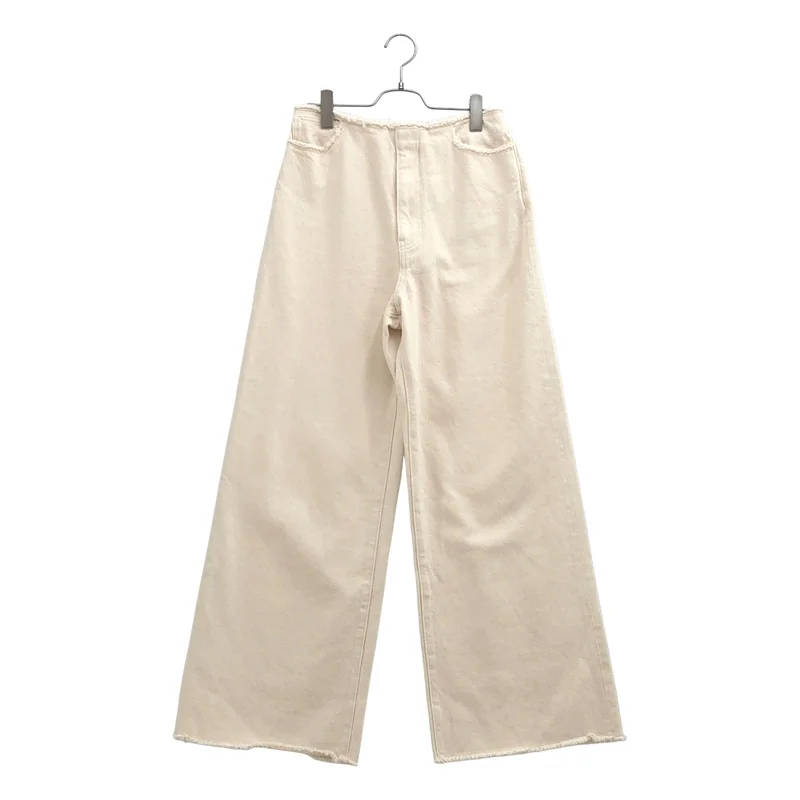 Plage / プラージュ | 2026SS | Plage Ecru cotton デニムパンツ | 38 | レディース