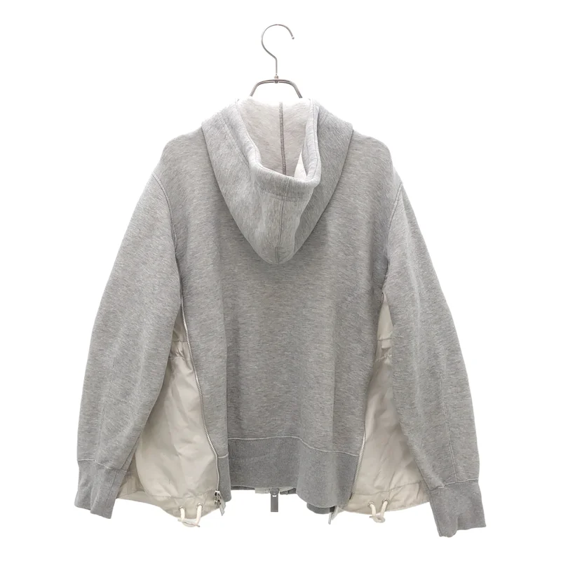 sacai / サカイ | SPONGE SWEAT X MA-1 ZIPPER HOODIE / ジップアップパーカー | 2 | レディース