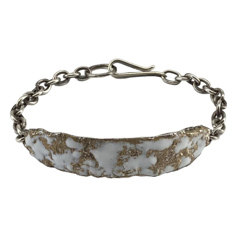 iolom / イオロム | Melt Plate Bracelet シルバー ブレスレット |