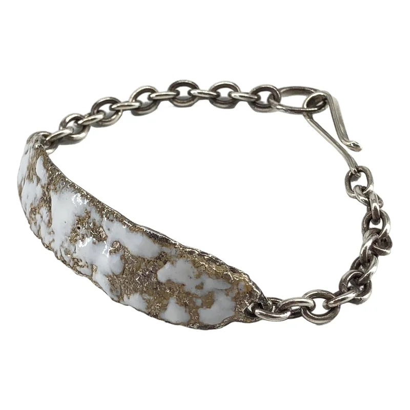 iolom / イオロム | Melt Plate Bracelet シルバー ブレスレット |