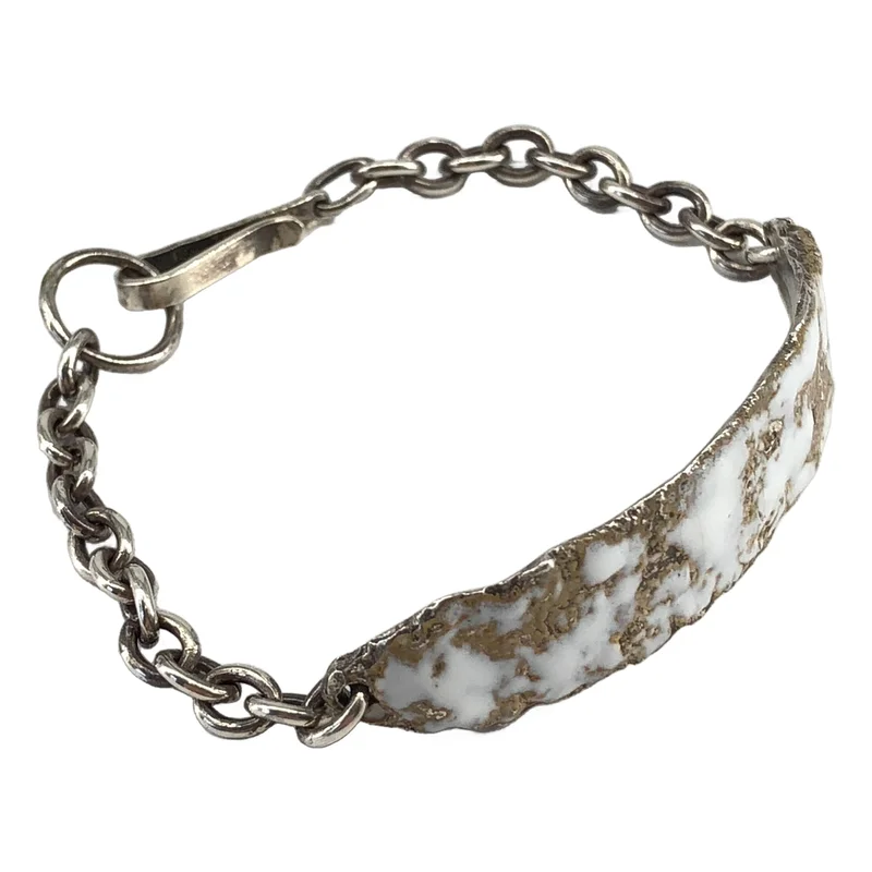 iolom / イオロム | Melt Plate Bracelet シルバー ブレスレット |