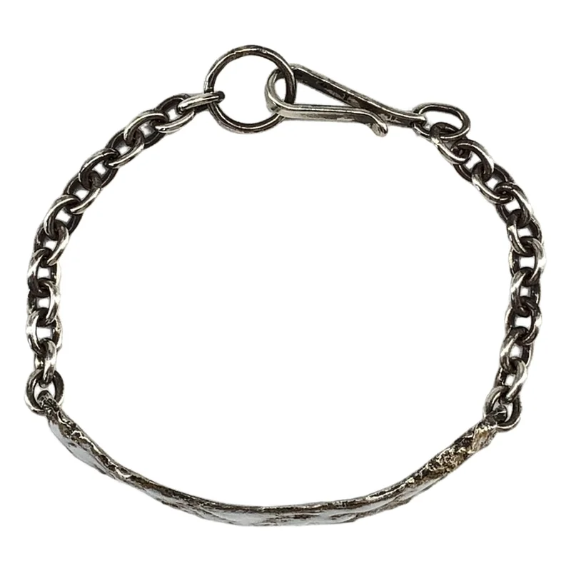 iolom / イオロム | Melt Plate Bracelet シルバー ブレスレット |