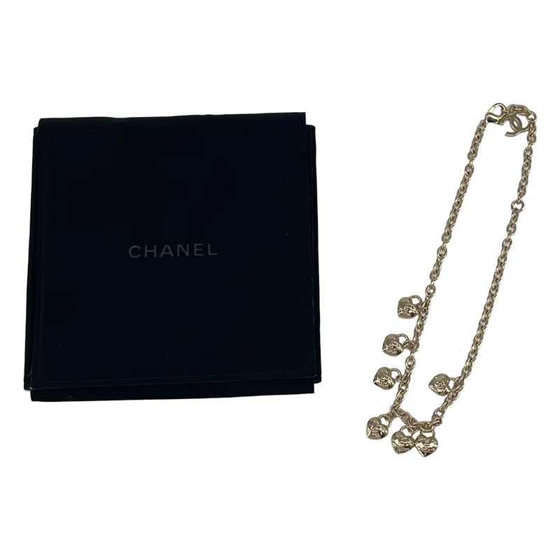 CHANEL / シャネル | ココマーク ハート チェーンネックレス |