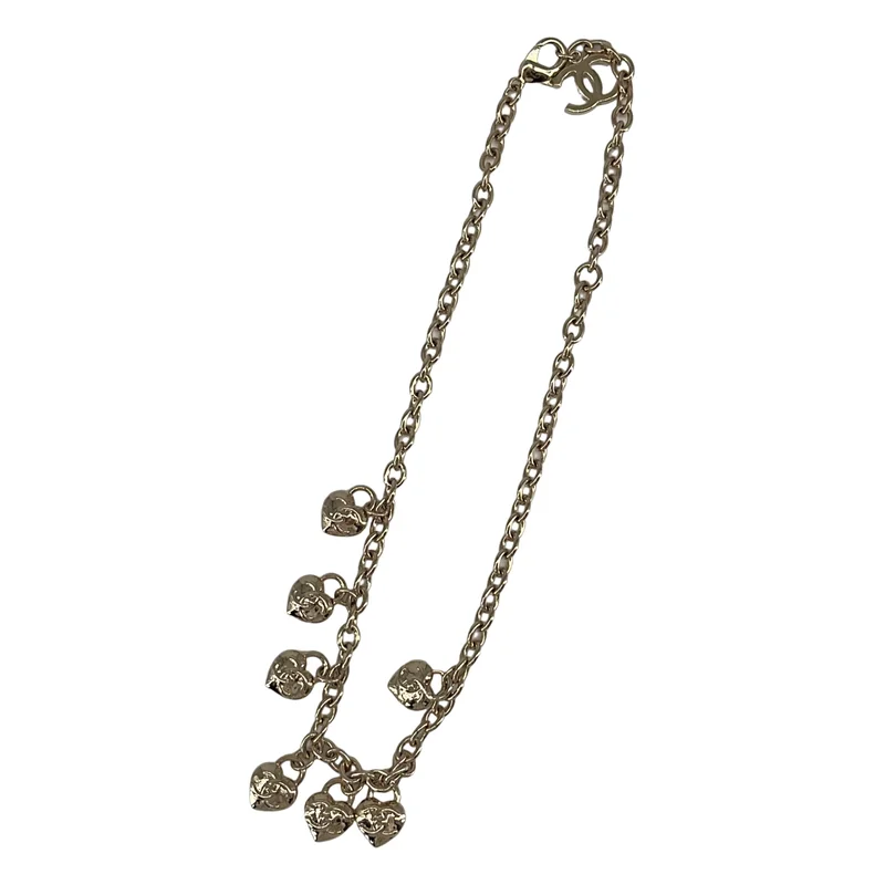 CHANEL / シャネル | ココマーク ハート チェーンネックレス |