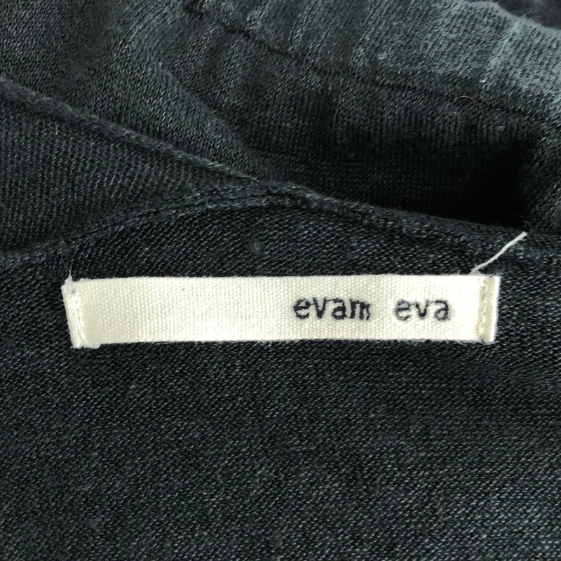 evam eva / エヴァムエヴァ | リネン キュプラ ギャザーローブ 七分袖ワンピース |