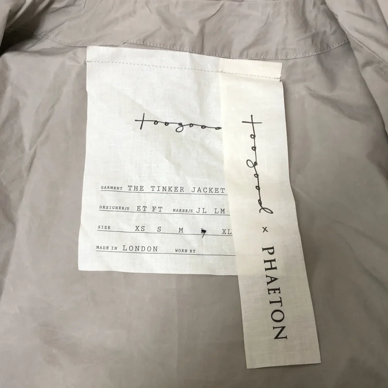 TOOGOOD / トゥーグッド | × PHAETON / THE TINKER JACKET コットン フーデッド ティンカー ジャケット | L | メンズ