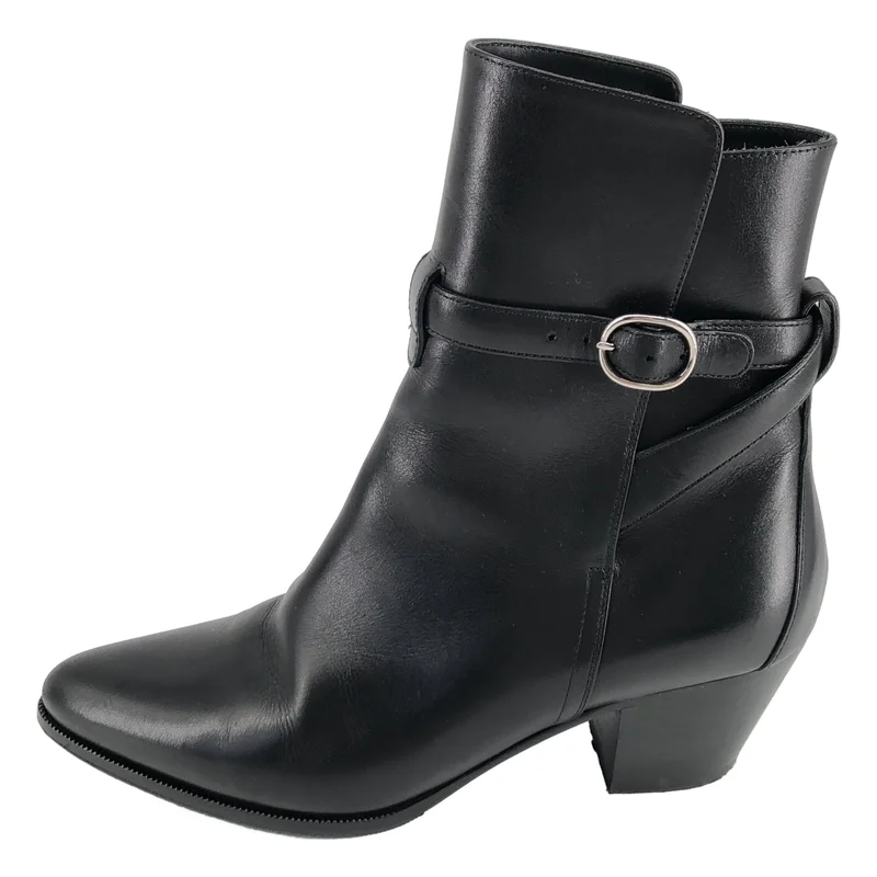 CELINE / セリーヌ | レザー ジョッパー ヒールブーツ | 36 | レディース