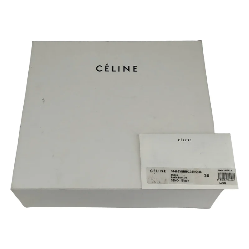 CELINE / セリーヌ | レザー ジョッパー ヒールブーツ | 36 | レディース
