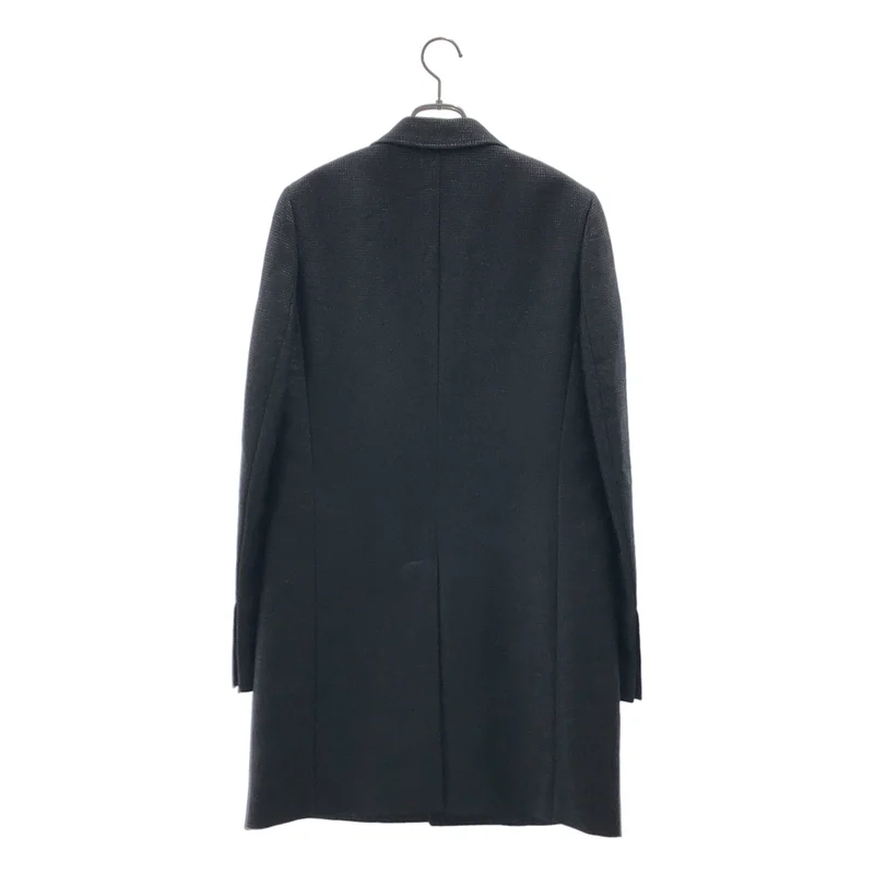 BALENCIAGA / バレンシアガ | 2008AW | コットン レーヨン混 ツイード チェスターコート | 46 | メンズ