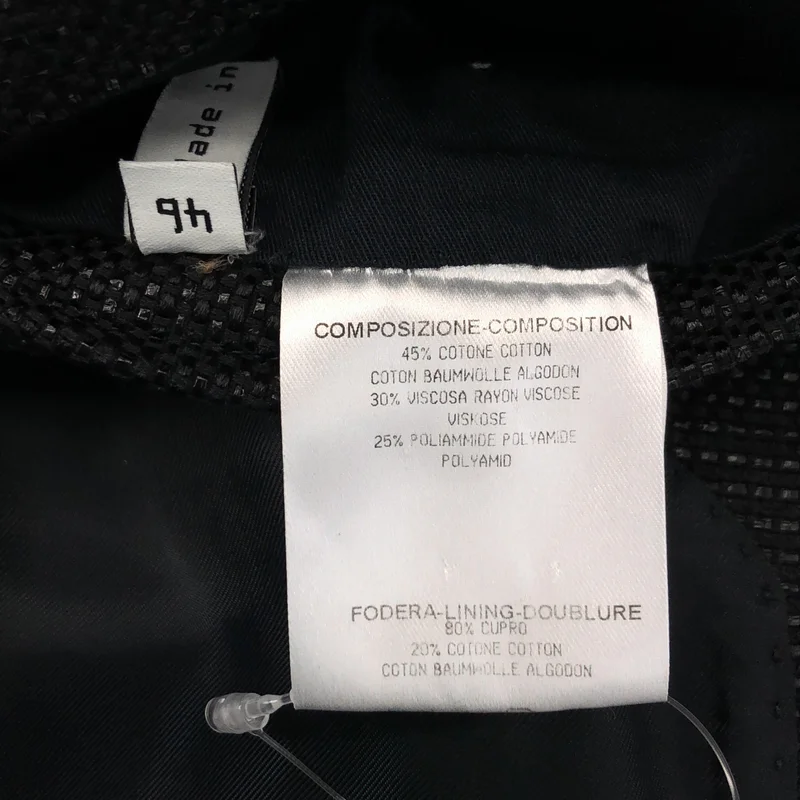 BALENCIAGA / バレンシアガ | 2008AW | コットン レーヨン混 ツイード チェスターコート | 46 | メンズ