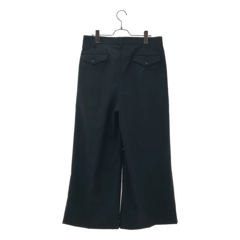 JUNYA WATANABE / ジュンヤワタナベ | 2025SS | ウール タック ワイド パンツ JO-P006 | L | メンズ