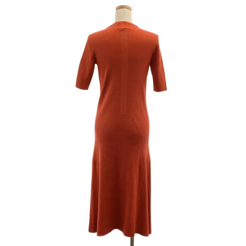 CFCL / シーエフシーエル | PORTRAIT SHORT SLEEVE DRESS / リブ ハイネック ワンピース | 1 | レディース