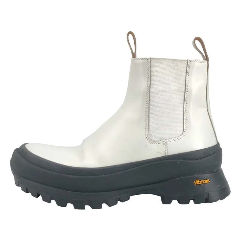 JIL SANDER / ジルサンダー | Vibram サイドゴア ショートブーツ | 38 | レディース