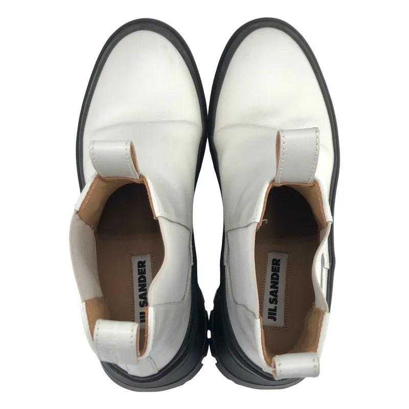JIL SANDER / ジルサンダー | Vibram サイドゴア ショートブーツ | 38 | レディース