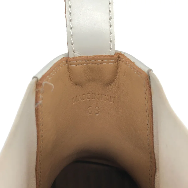 JIL SANDER / ジルサンダー | Vibram サイドゴア ショートブーツ | 38 | レディース