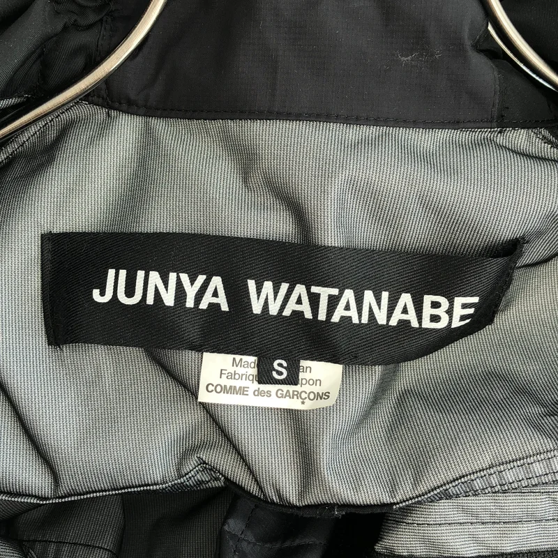 JUNYA WATANABE / ジュンヤワタナベ | 2023AW | ナイロン ギャザーディティール フーデッドコート | S | レディース