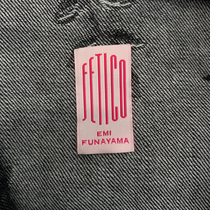 FETICO / フェティコ | ROSE DENIM JACKET フラワープリント デニムジャケット | 38 | レディース