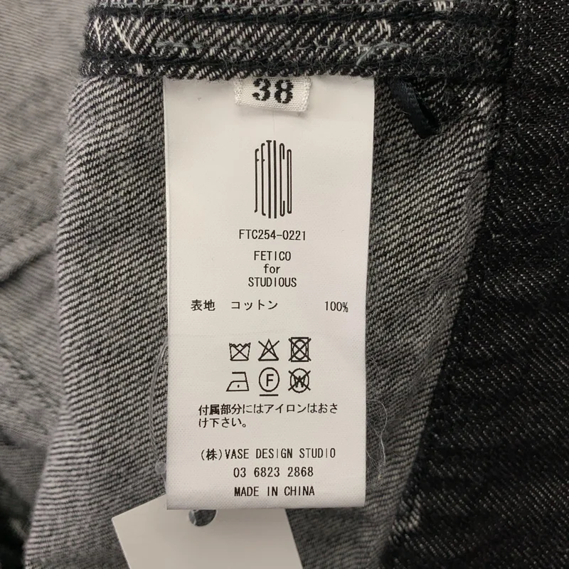 FETICO / フェティコ | ROSE DENIM JACKET フラワープリント デニムジャケット | 38 | レディース