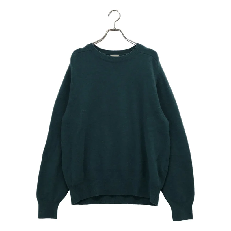 steven alan / スティーブンアラン | MULE SADDLE SHOULDER CREW NECK KNIT-LOOSE / ウール サドルショルダー ルーズフィット クルーネックニット | S | メンズ