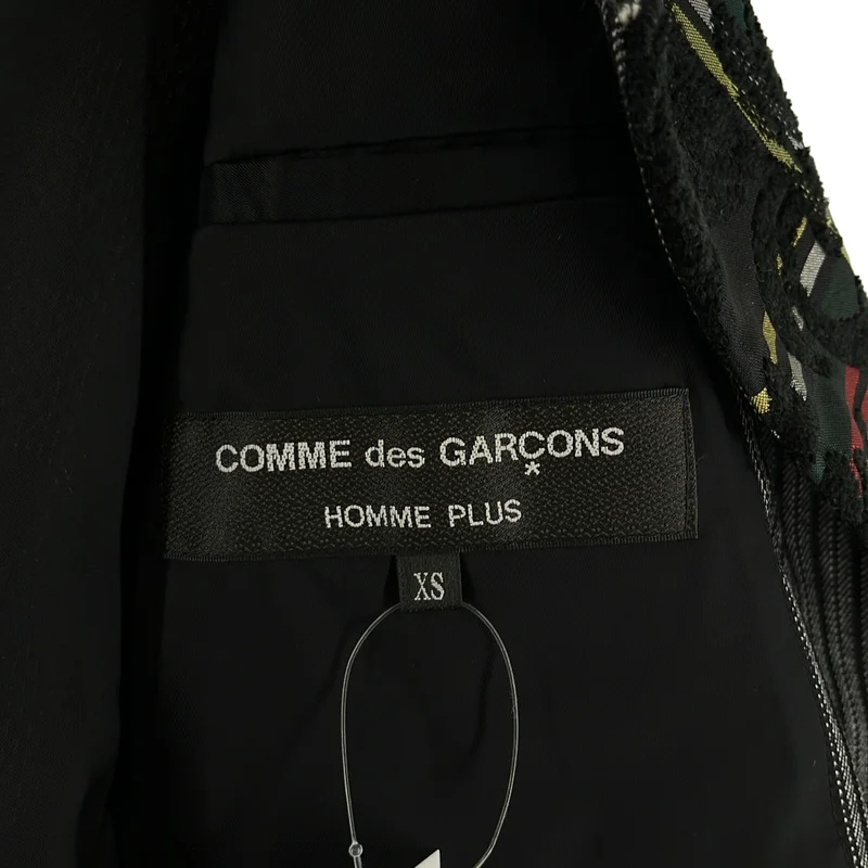 COMME des GARCONS HOMME PLUS / コムデギャルソンオムプリュス | 2012AW | クレイジーパターン パッチワーク テーラードジャケット | XS | メンズ
