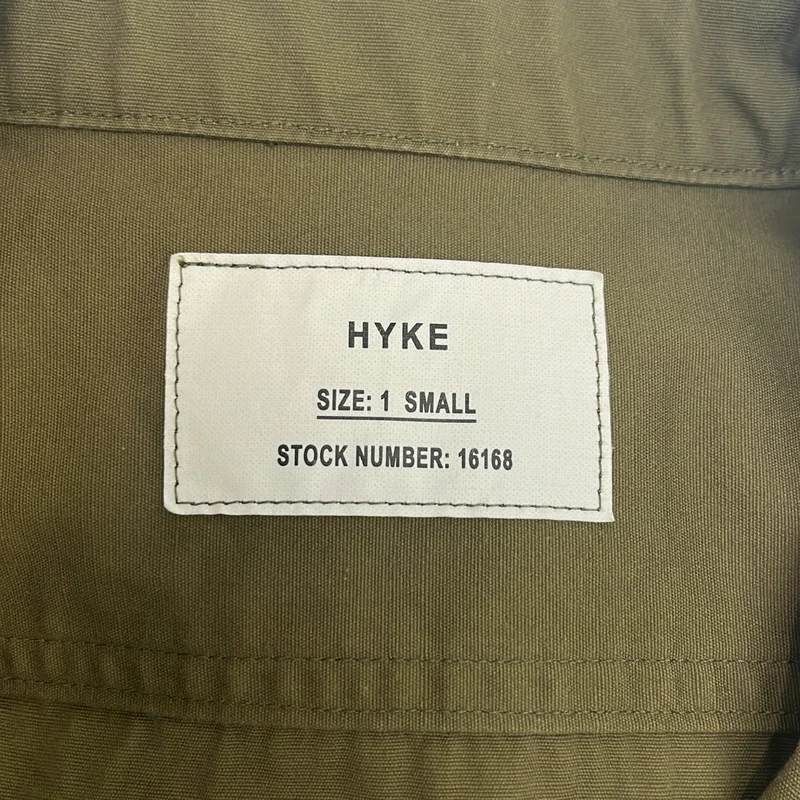 HYKE / ハイク | 2023SS | コットン ショートスリーブ ベルテッドオールインワン | 1 | レディース