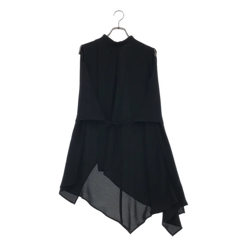 ENFOLD / エンフォルド | PEジョーゼット アシンメタック TANK TOP | 38 | レディース