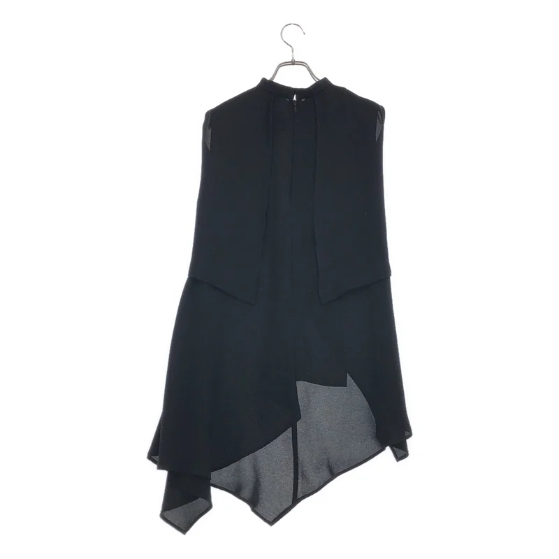 ENFOLD / エンフォルド | PEジョーゼット アシンメタック TANK TOP | 38 | レディース