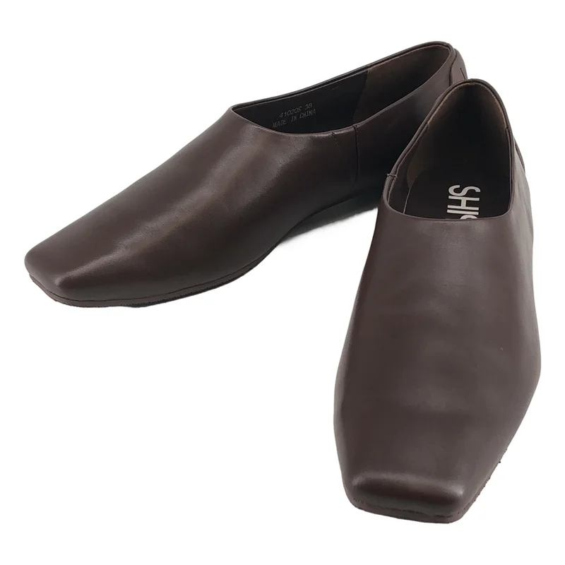 SHISEI / シーセイ | MM TIGHT SQUARE スクエアトゥ スリッポン | 38 | レディース