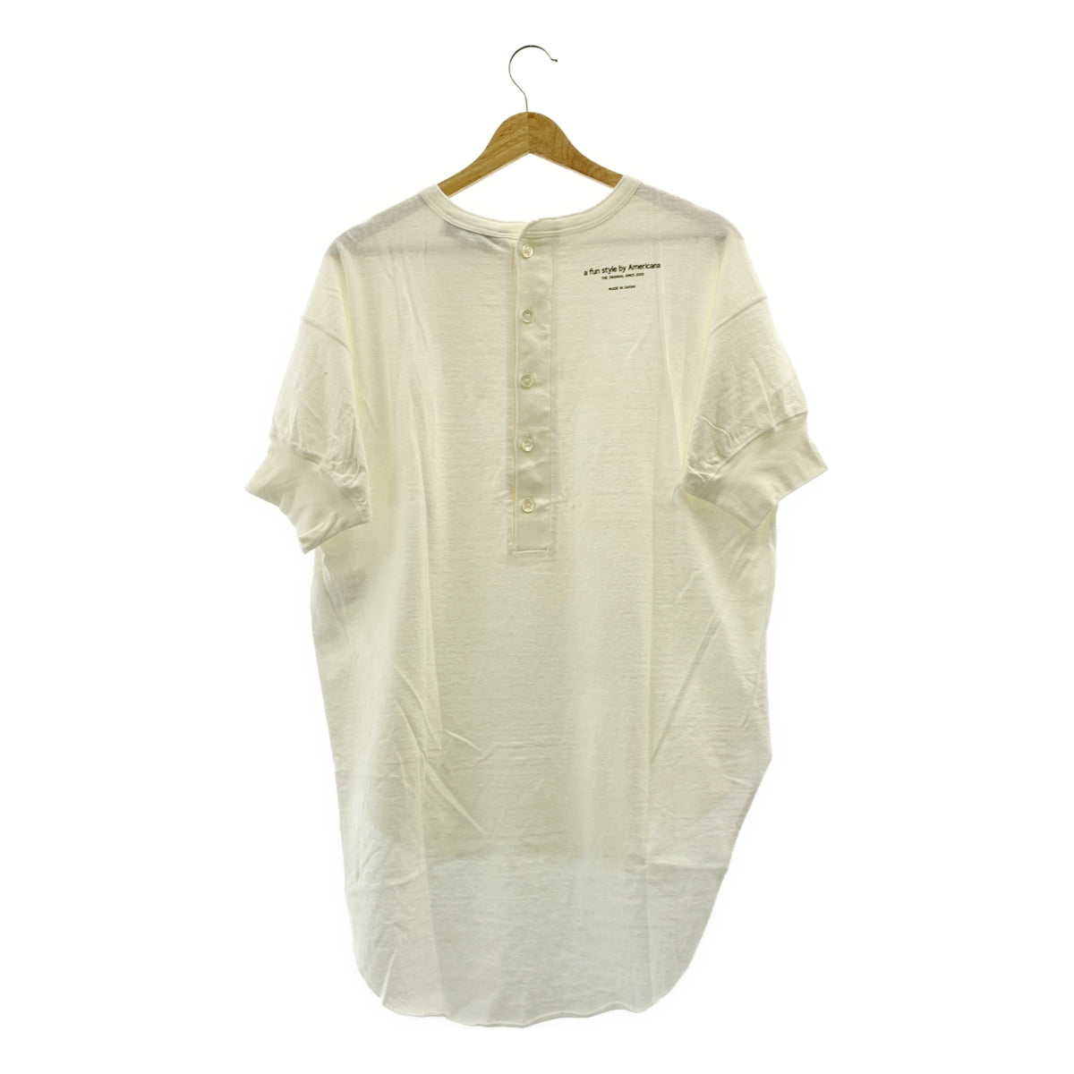美品◇Deuxieme Classe◇AMERICANAバックヘンリーTシャツ Americana / アメリカーナ | Deuxieme Classe取り扱い バックヘンリー