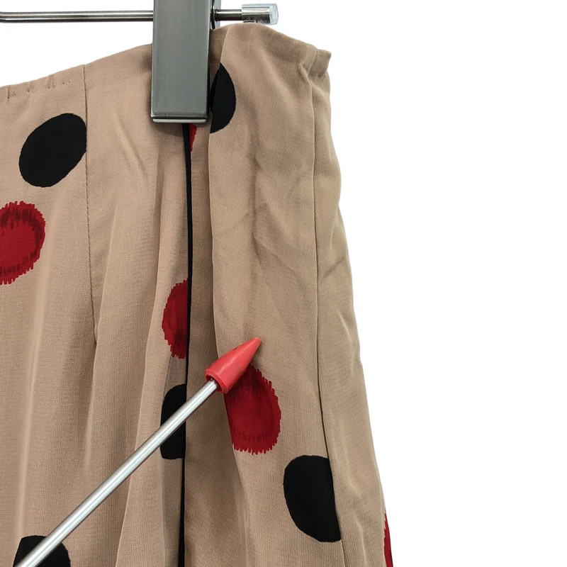MARNI / マルニ | ドットプリント ギャザー切替 ロングスカート | 42 | レディース