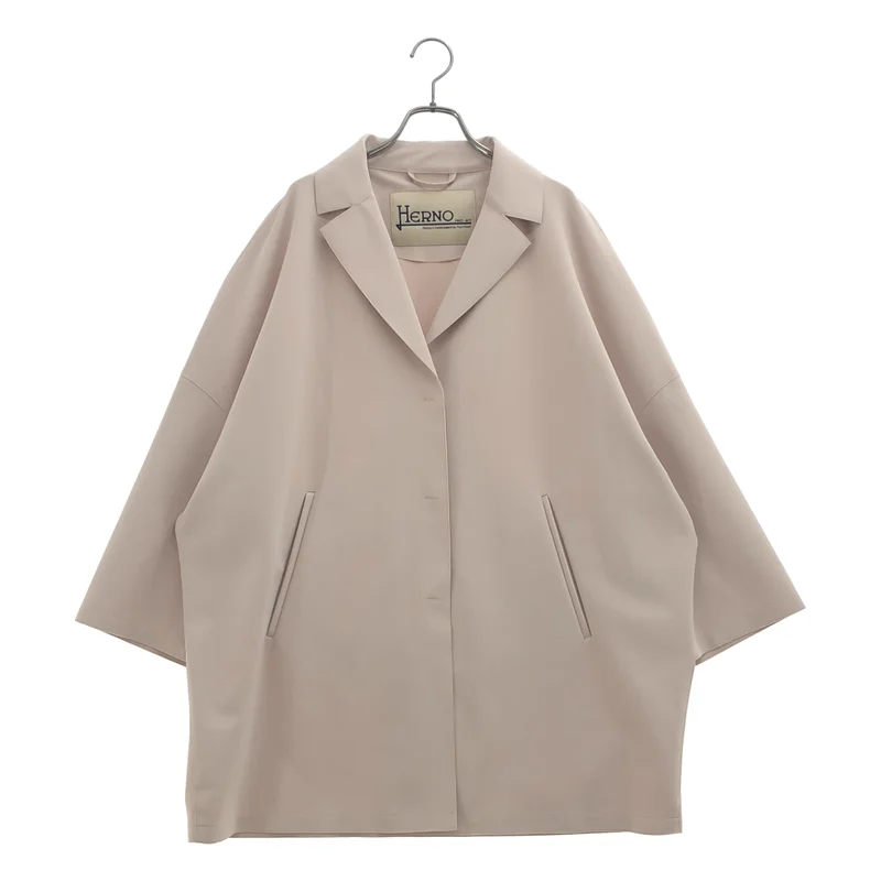 HERNO / ヘルノ | スナップボタン チェスターコート 55911-51203-1 | 44 | レディース