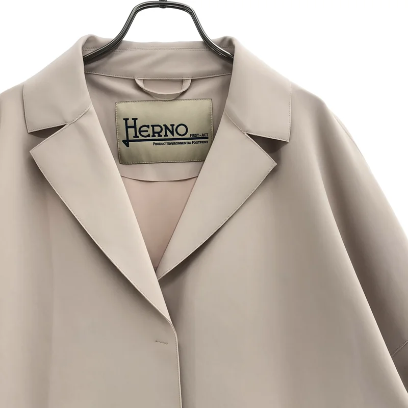 HERNO / ヘルノ | スナップボタン チェスターコート 55911-51203-1 | 44 | レディース