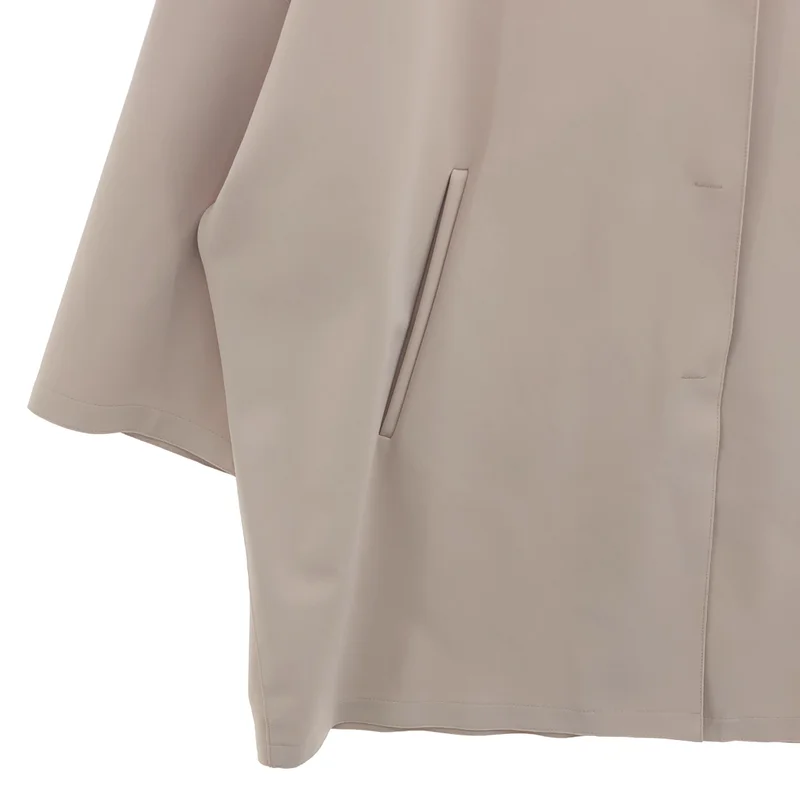 HERNO / ヘルノ | スナップボタン チェスターコート 55911-51203-1 | 44 | レディース