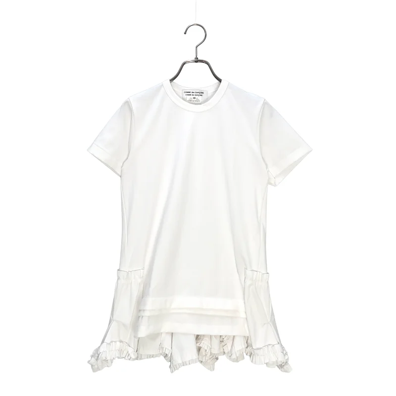COMME des GARCONS COMME des GARCONS / コムコム | 2018SS | ポリエステル フリルデザイン カットソー | XS | レディース