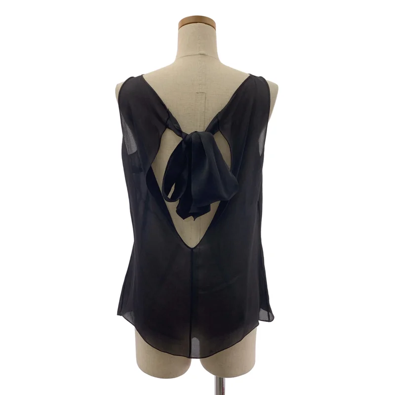 BALMAIN / バルマン | silk 100％ / シルク アシンメトリー ブラウス | 38 | レディース