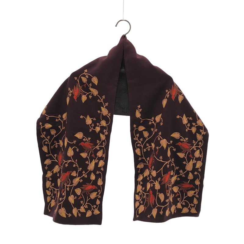 DRIES VAN NOTEN / ドリスヴァンノッテン | 刺しゅう ロング ストール マフラー |