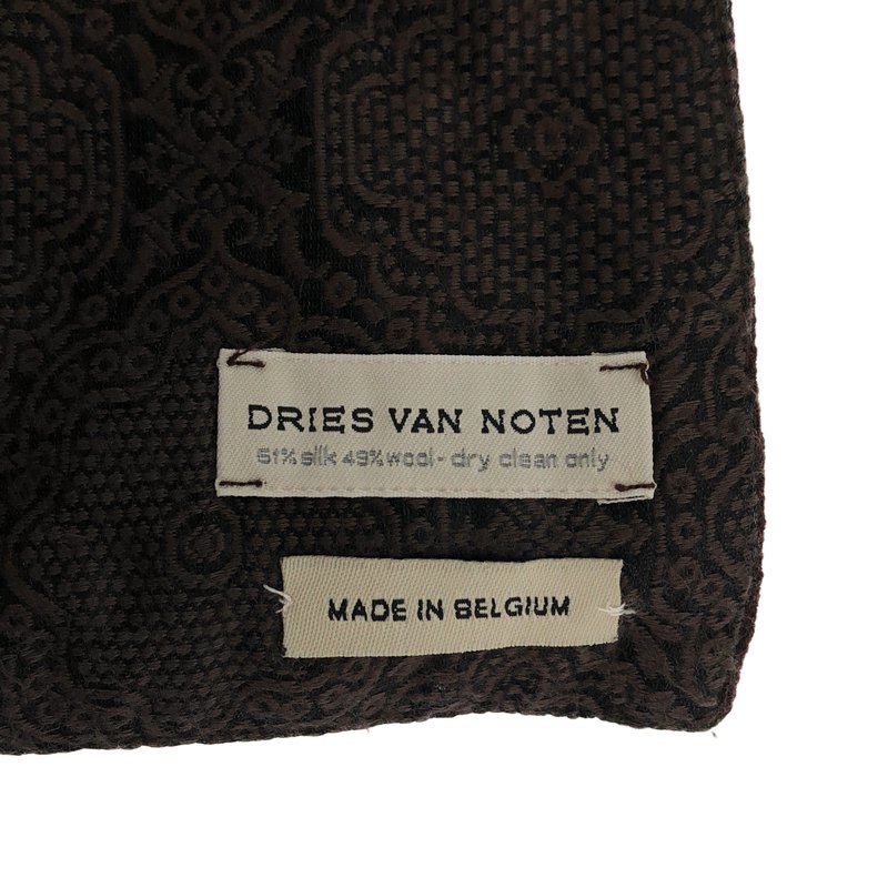 DRIES VAN NOTEN / ドリスヴァンノッテン | 刺しゅう ロング ストール マフラー |