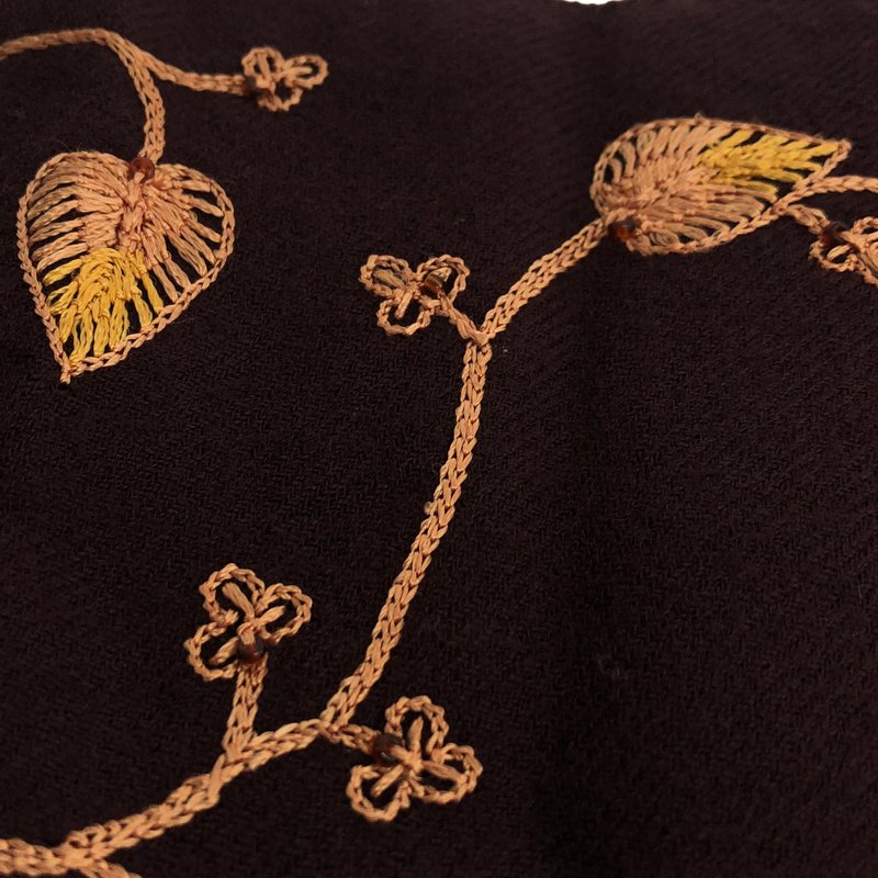 DRIES VAN NOTEN / ドリスヴァンノッテン | 刺しゅう ロング ストール マフラー |