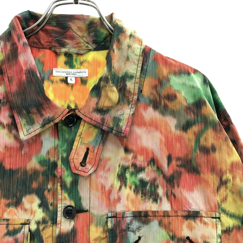 Engineered Garments / エンジニアドガーメンツ | タイダイ染め 4ポケット ミリタリーシャツジャケット | L | メンズ