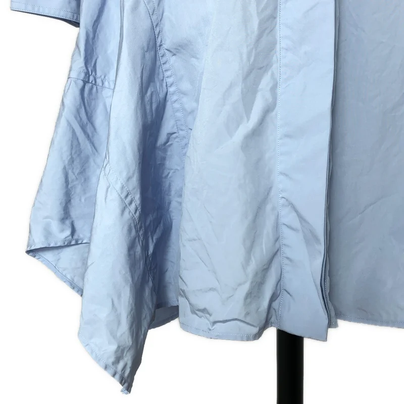 STELLA McCARTNEY / ステラマッカートニー | Uneven Hem Cotton Dress フレア シャツワンピース | 38 | レディース