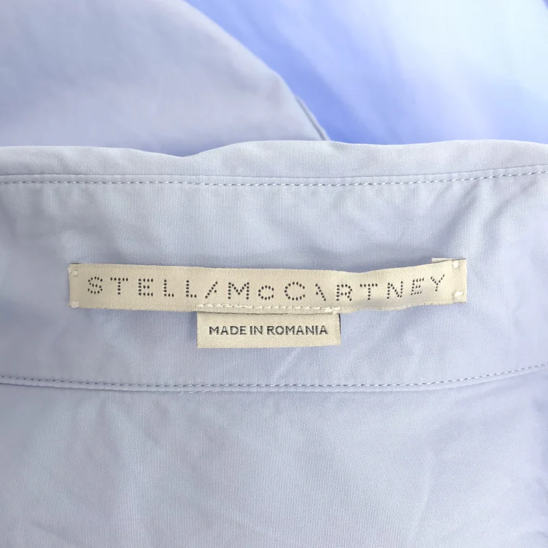 STELLA McCARTNEY / ステラマッカートニー | Uneven Hem Cotton Dress フレア シャツワンピース | 38 | レディース