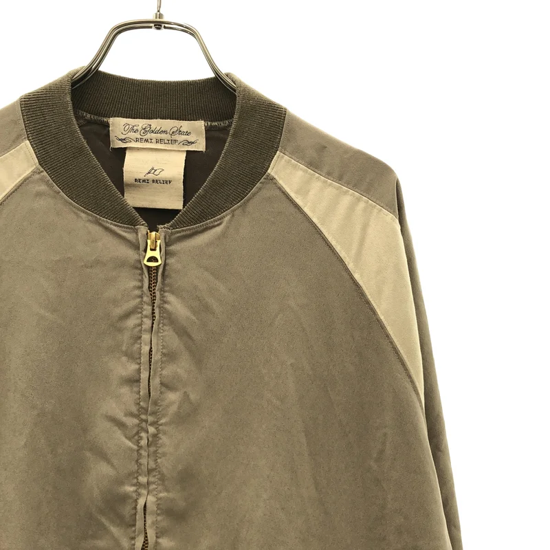 REMI RELIEF / レミレリーフ | 2025AW | SUEDE LIKE RAGLAN ZIP JACKET スエードライク ジャケット | M | レディース
