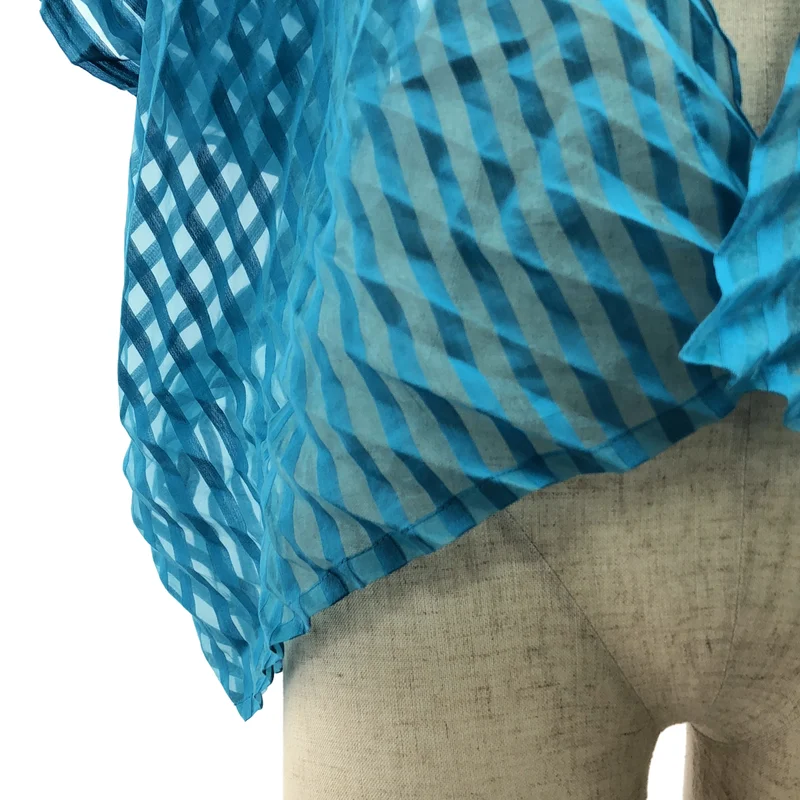 me ISSEY MIYAKE / ミーイッセイミヤケ | ジグザグ プリーツ シアー ボレロ |