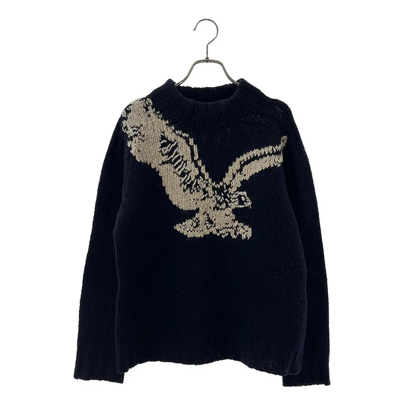 DRIES VAN NOTEN / ドリスヴァンノッテン | ウール イーグル プルオーバーニット | M | メンズ